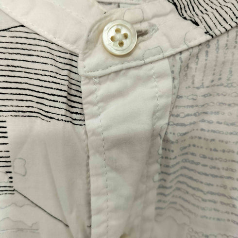 エンジニアードガーメンツ Engineered Garments 総柄 バンドカラー 総柄 長袖 シャツ メンズ import:XS